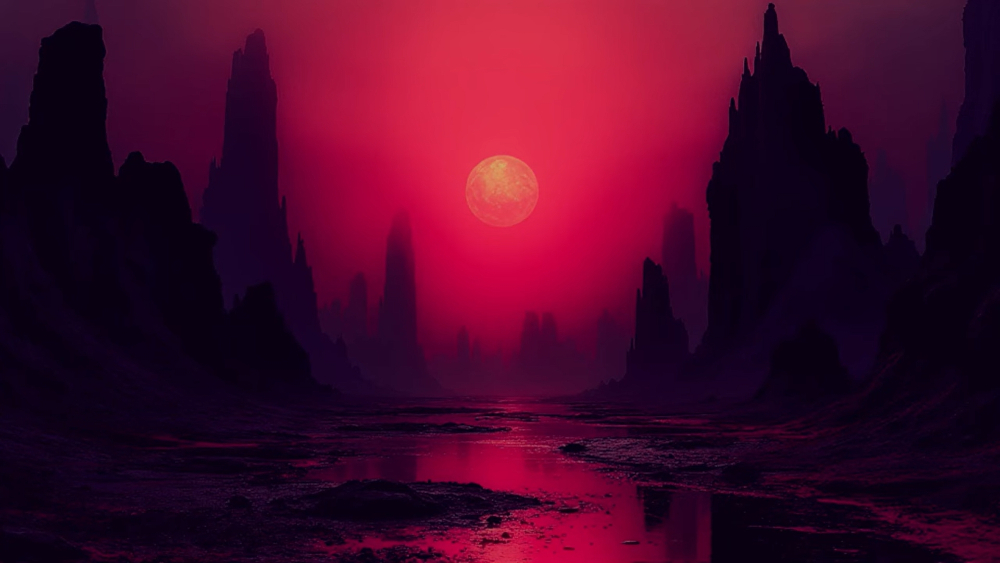 Night World Drones Paleozoic Calm